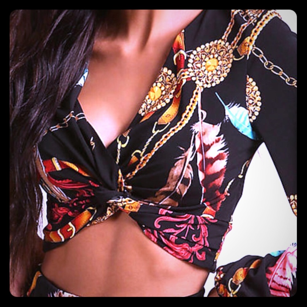 Sexy Versace Replica Top & Pants Set